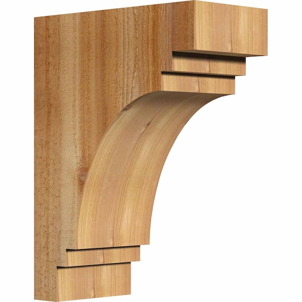 Ekena Millwork Pescadero Rough Sawn Corbel, Western Red Cedar, 6"W x 12"D x 16"H COR06X12X16PEC00RWR - main
